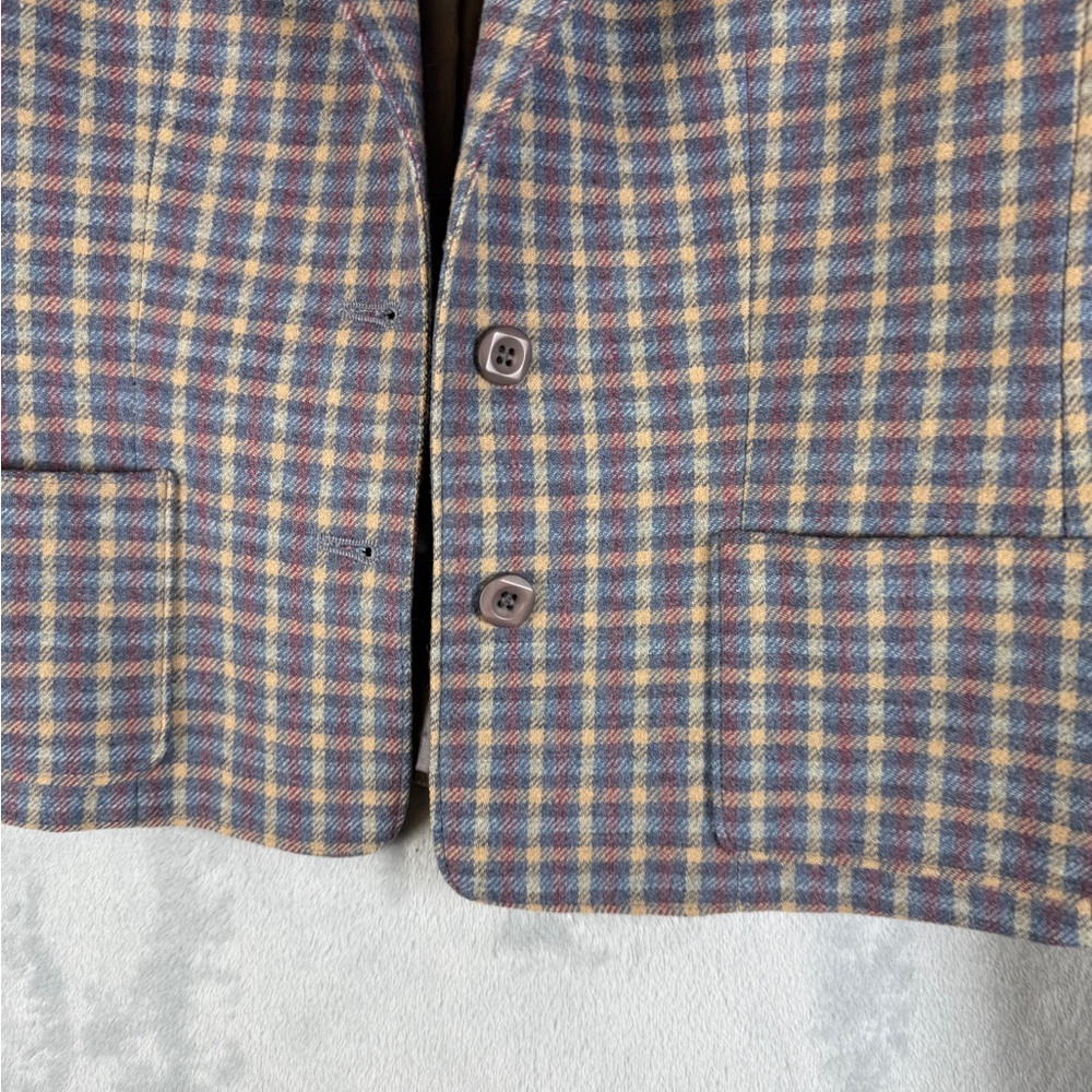 Pendleton Virgin Woolmulticolor Checkered Blazer … - image 2